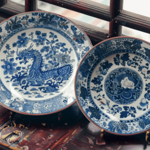 Ensemble de vaisselle en porcelaine chinoise de l'époque Kangxi, 18ème siècle