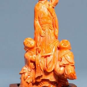Sculpture de Chine en corail du XIXe siècle