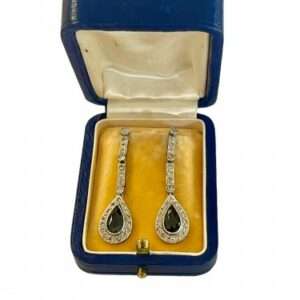 Pendants d'oreilles en platine