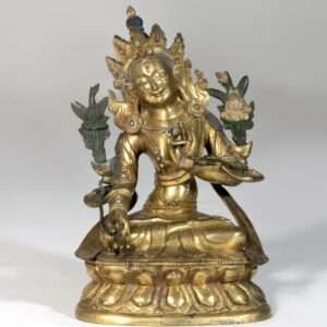 Tara en bronze doré de l'époque Qianlong