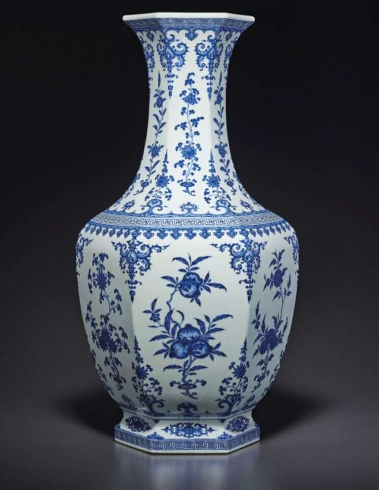 Vase Sanduo porcelaine Chine