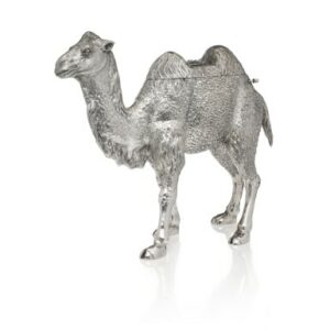 Automate chantant en argent figurant un chameau – Allemagne, début du XXe siècle