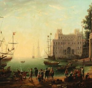 Port au soleil couchant – D’après Claude Gellée, dit Le Lorrain