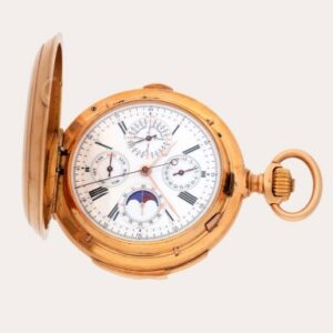 Montre de poche à complications en or – Louis William Gabus, circa 1906