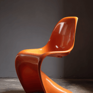 Chaise Panton en plastique moulé (1967)