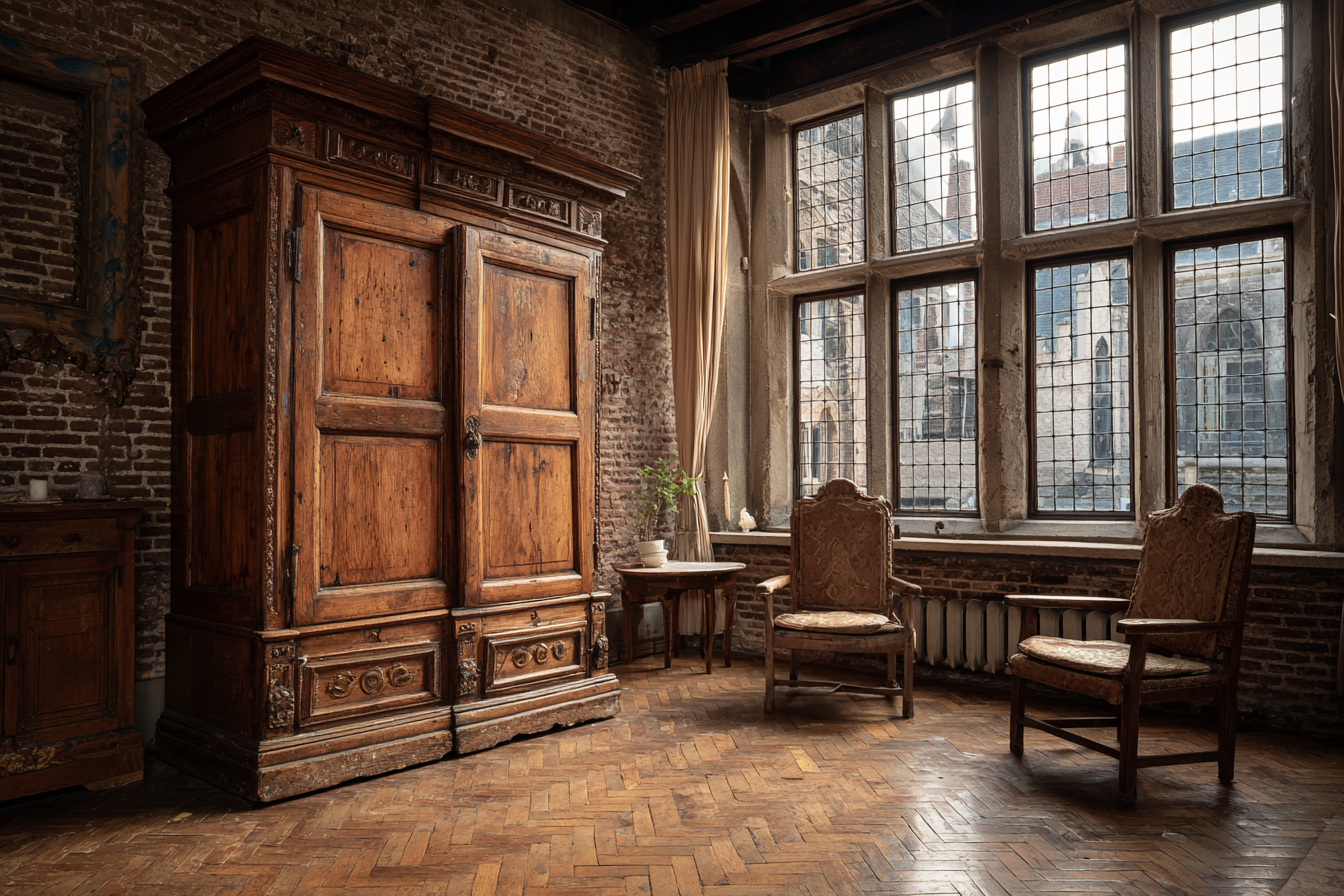 Expert antiquaire à Gand. Baert Antiquités connaît le marché gantois : mobilier flamand, tableaux anciens, argenterie.