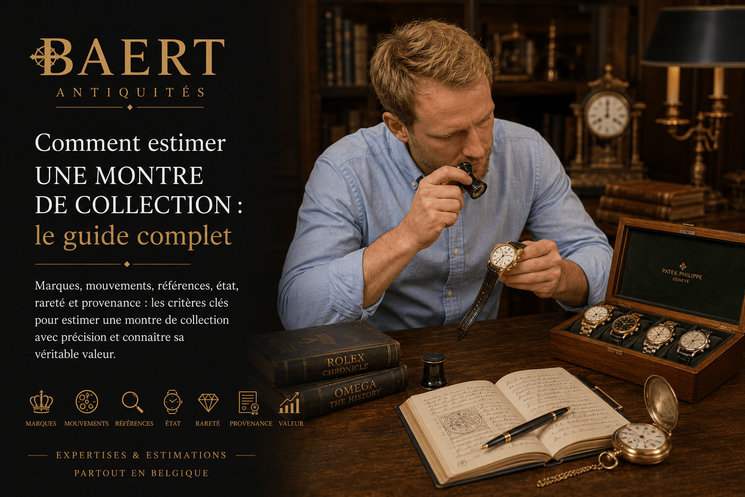 Comment estimer une montre de collection : guide expert