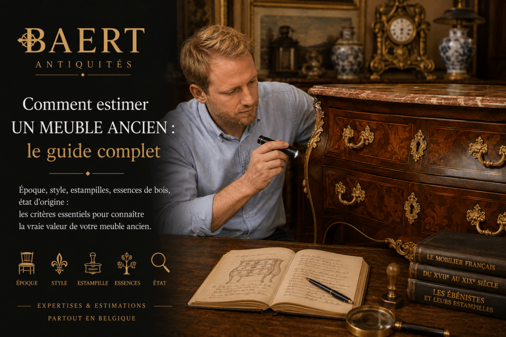 Comment estimer un meuble ancien : styles, ébénistes, prix
