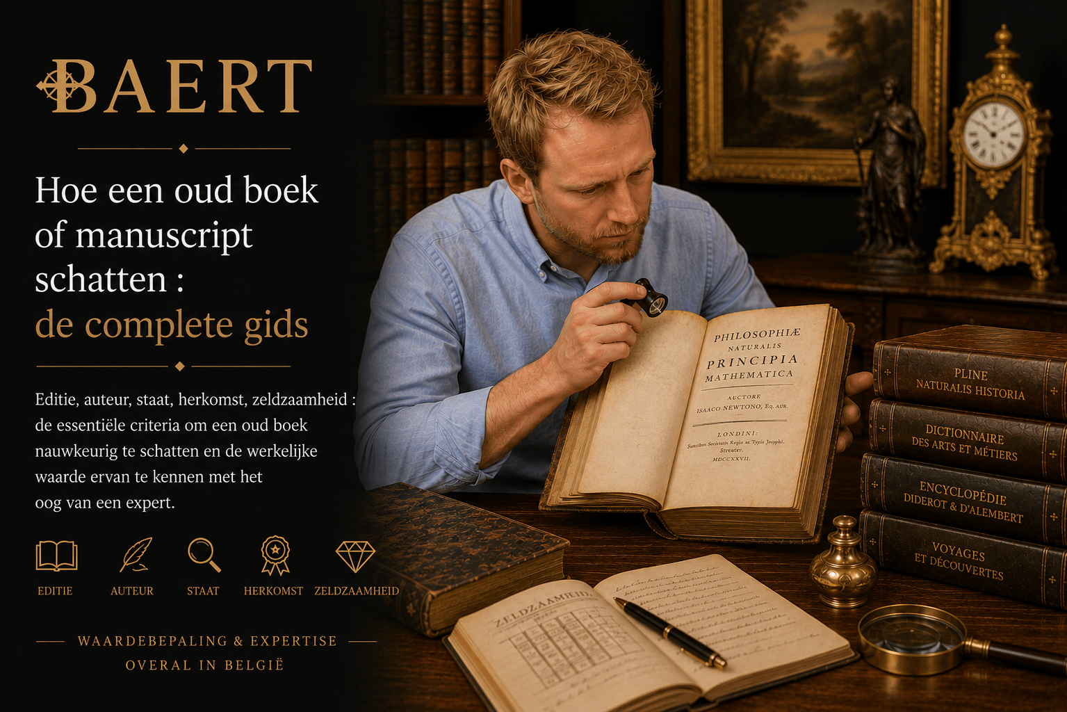 Hoe een oud boek of een manuscript schatten : de complete gids