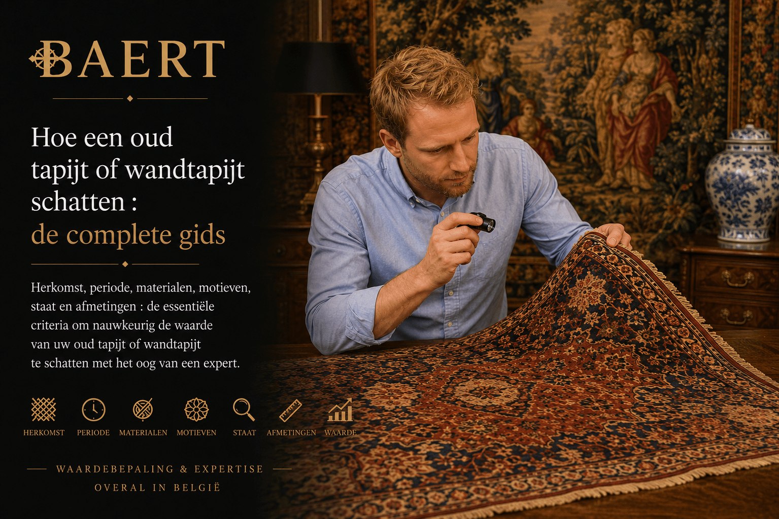Hoe een oud tapijt of een wandtapijt schatten : de complete gids