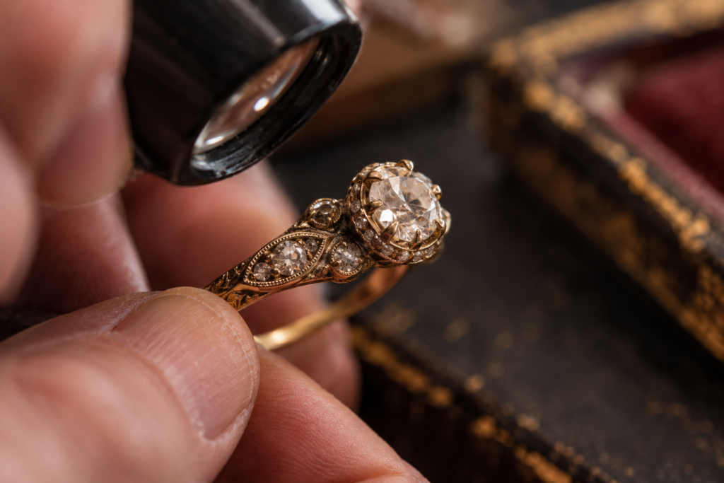 Expertise de cette bague est un bijou ancien en or et diamant