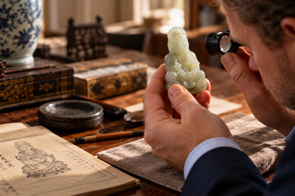 Jadéite ou néphrite : reconnaître un jade chinois ancien